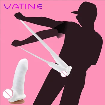 VATINE Male glavice penisa Penis Stimulacije Vagine Massager Spolnih Igrač za Moške Moški Masturbator Dolgotrajno Penis Trener