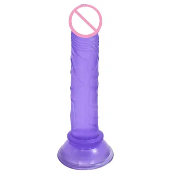 Erotično Mehkega Jelly Vibrator Realne Bullet Vibrator Analni Dildo Trak na Velik Penis Sesalni Igrače za Odrasle Sex Igrače za Človeka Gej