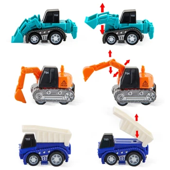 Simulacijo Modela Avtomobila Požarne Lestve Dviganje Dismounting Kopač Tovornjak Žerjav Igrača za Otroke Fantje