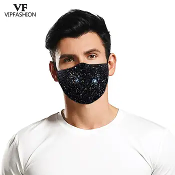 VIP MODA za enkratno uporabo za Odrasle Masko 3D Galaxy Zvezdnato Nebo Tie-dye Tiskanja Dustproof Windproof Zaščitna AntiDust Stranka Usta Masko