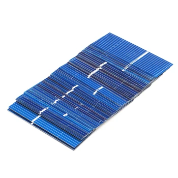 50pcs x solarnimi Painel Celice DIY Polnilnik Polikristalni Silicij Sunpower Sončni Bord 52*19 mm, 0,5 V 0.16 W