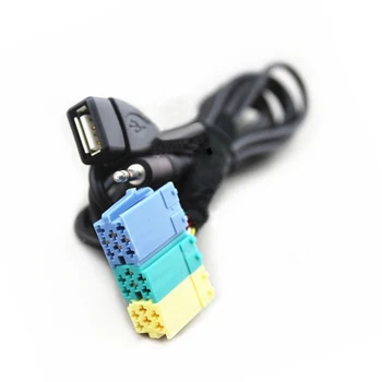 Biurlink 20PIN Avto menjalnik CD-jev Vmesnik 3.5 mm AUX USB Audio Input (avdio Kabel Adapter za Hyundai Kia