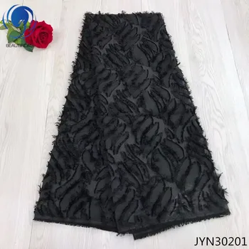 BEAUTIFICAL chiffion čipke za obleke, 5 metrov tkanine šifon francoski šifon roza JYN302