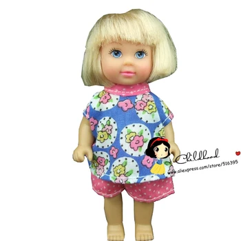 Brezplačna dostava tovarne wholesales 10 kompletov oblačil in oblačenja za mini barbie lutka za kelly, lutka za simba lutka