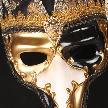 Maškarada Dolg Nos Stranka Masko Mascaras Božično noč Čarovnic Beneški Karneval Anonimni Maske DIY Dekoracijo