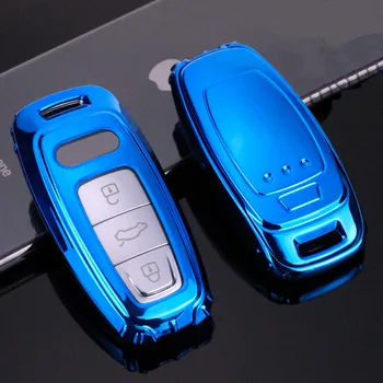 Avto Ključ Zajema Celotno Primeru Za Audi A6 A7 A8 C8 Q8 2019 2018 Novo Mehko TPU Auto Smart Remote Key Zaščito Lupine Dodatki
