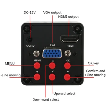SONY IMX307 Senzor HDMI VGA Industriji Mikroskopom Fotoaparat 180X/300X C-MOUNT Objektiv Za PCB Board Mobilni Telefon CPU Spajkanje Popravila