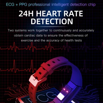 Y91 IP68 Vodotesen Smart Manšeta EKG PPG SSF Smart Band Fitnes Tracker Srčni utrip, Krvni Tlak Kisika Spremljanje Zapestnica