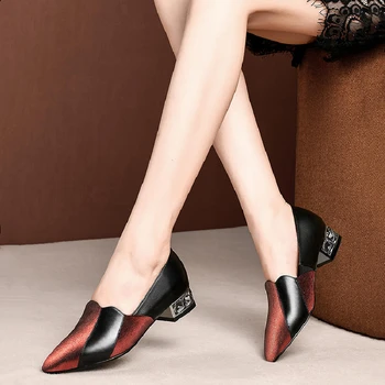 Cresfimix sapatos femininos ženske konicami prstov več barve visoke kakovosti zdrsne na visoke pete, čevlji lady klasičnih urad črpalke a6522