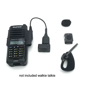 Brezžični K-Vodja Bluetooth PG Mic Slušalke s Spremembo Kabel Adapter Za Baofeng UV-5R BF-9700 A-58 UV-XR GT-3WP UV-9R Plus Radio