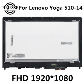 NOVO za Lenovo Yoga 510-14 14AST 14ISK 80. joga 510-14ikb, Zaslon na Dotik, Računalnike LCD Skupščine Plošča FHD 1920*1080
