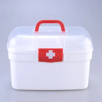 Družinsko Medicino Polje Prenosna Plastike Za Shranjevanje Zdravila Box Komplet Za Prvo Pomoč Večplastna Gospodinjski Medicine Polje Razvrstitev