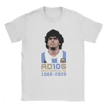 Maradona RIP T-Majice Moške Diego Armando Argentina nogomet Nogomet Legenda Tee Okrogle Ovratnik Shirt Majice Grafični Oblačila