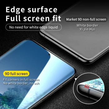 SmartDevl Screen Protector Steklo za Samsung Galaxy S10 Plus S20 Ultra S9 Plus Kaljeno Steklo za Samsung Note10 Polno Kritje