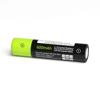 ZNTER 1,5 V AAA Polnilne Baterije 600mAh USB Polnilna Litij-Polimer Baterija Hitro Polnjenje preko Mikro USB Kabla