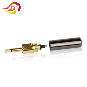 QYFANG 2,5 mm Vtič za Zvok Jack 2 Pole Slušalke Splice Adapter DIY Hi-fi Slušalke Spajkalna Žica Priključek Popravila HD700 HE400i Plug