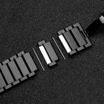 15 mm 16 mm 18 mm 20 mm, 22 mm, iz Nerjavnega jekla jermenčki Zamenjava kovinski trak za moški in ženske gledajo accessores
