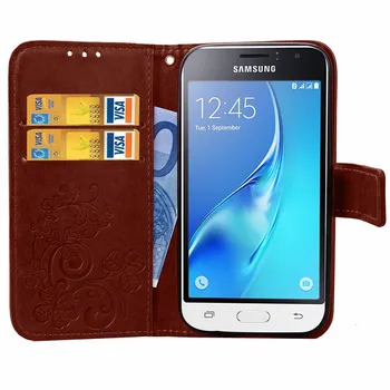 Ohišje Za Samsung Galaxy J1 2016 Pokrovček Mehak Silikonski & Usnja Flip Case Za Samsung Galaxy J1 J 1 6 J1 Mini Prime Primeru Coque