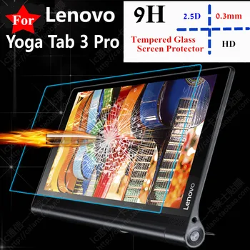 9H 0,3 mm 2.5 D Lenovo Yoga Zavihek 3 Pro Yt3 X90M X90F X90L eksplozijam Kaljeno Steklo Kaljeno Film Zaslon Zaščito Pokrova