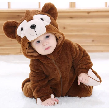 Baby Dolg Rokav Duffy Medved Cosplay Kostum Srčkan Živali, Igralne Obleke Pižamo Hooded Za Fante, Dekleta Toplo Bombaž Stopala Splošno Oblačila