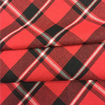 Škotski Kariran Poli Bombaža Tkanine Trouders Suknjič Vrečko Cosplay DIY Šivanje Tekstilne Obrti