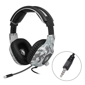 SADES SA-818 3,5 mm Žično Gaming Slušalke Slušalke Hrupa Preklic Slušalke z Mikrofon Nadzor Glasnosti za Prenosnik XBOX ENO