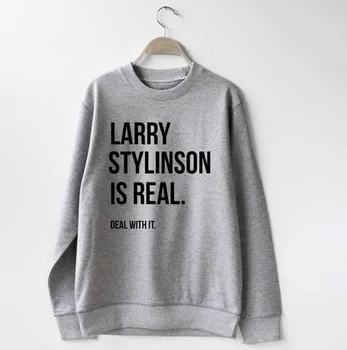 LARRY STYLINSON JE res smešno ponudbo Unisex majica fashion majica tumblr majica skakalec puloverji harry styles vrhovi