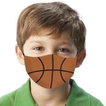 Otroci, Otrok, Šport Košarka Tiskanja Ponovno Stroj Zaščitene Usta Maska Za Dihanje Varnost Dustproof Windproof Maske Masque 4