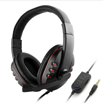 Gaming Slušalke Za PS4 Žične Slušalke Z Mikrofonom 3,5 mm Globok Bas Slušalke Z Mikrofonom za PS4 Sony PlayStation 4 PC Stereo