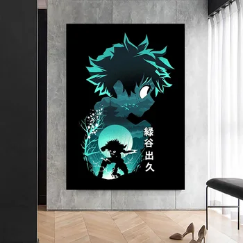 Pop Japonski Anime Watercolored Plakati Platno Sodobne Umetnosti Naruto Oljnih Slik Tiskanje Stenske Slike Za Dnevni Sobi Doma Dekor