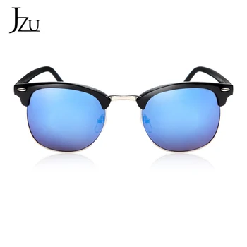 JZU 2019 Moda Polarizirana sončna Očala Moški Ženske Unisex Vožnje Sunglass Classic Vintage Krog Odtenki sončna Očala Očala Moški