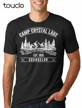 Tabor Crystal lake T-shirt Svetovalec T-shirt Kampiranje Tabor Tee majica