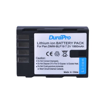 4pc 1860mAH DMW-BLF19 DMW BLF19 Baterijo Fotoaparata + LED USB Polnilec za Panasonic Lumix GH3 GH4 GH5 DMC-GH3 DMC-GH4 DMC-GH5 G9