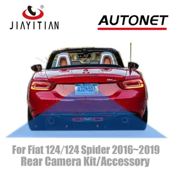 JIAYITIAN Za Fiat 124/Abarth 124 Spider 2016~2019 2018 prvotnih Tovarniških Zaslona Kabel Rear View Camera/komplet varnostne kamere