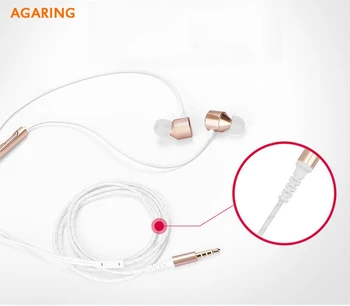 Agaring Original HSS-F631 in-Ear Slušalke za LG V10 H968 H960 H961N G5 G6 G7 G7 Plus ThinQ V30 V6 Q8 Šport slušalke Slušalka
