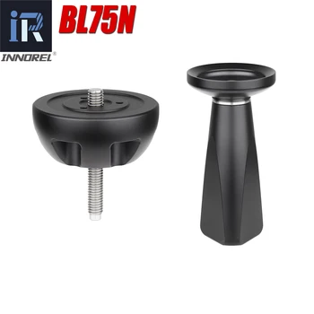 BL75 / BL75N 75 mm Univerzalni Skledo Adapter metalno, Visoko Kakovost CNC Tehnologija, ki se Uporablja za Stativ Tekočine Glavo Digitalni SLR Fotoaparati