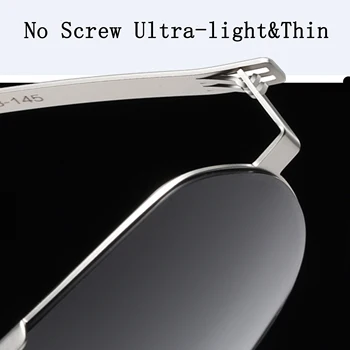 TNT sončna Očala Za Moške, Jeklene Očala Najlon Polarizirajočega Za Voznika Velik Obraz Iz UV400 sunglass, Brez Vijak Design Oculos De Sol