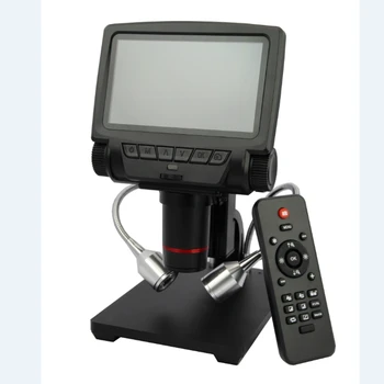 HDMI/AV Mikroskop 5 Palčni LCD Dolgo Predmet Razdalja Digitalni USB Mikroskop za Mobilni Telefon PCB Popravila Spajkanje Lupo Orodja