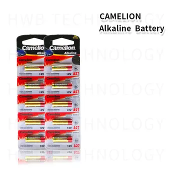 Debelo 20pcs/veliko Novih 12V Camelion A27 27A Ultra Alkalna baterija/opozorilo baterij Brezplačna Dostava