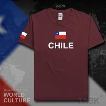 Čile moške majice s kratkimi rokavi Čilski 2017 jersey CL narod ekipa bombaža t-shirt srečanje fitnes oblačila, športne tees državi zastave