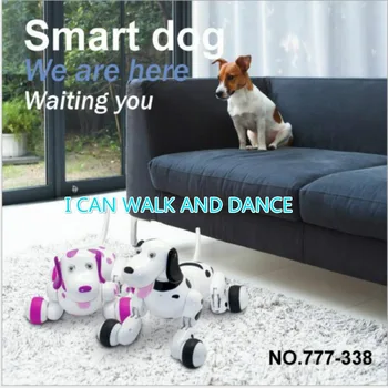Otrok 2.4 G Elektronski Pet Brezžično Smart Daljinski Nadzor Robota Pes Živali, Otroci Izobraževalne Igrače Otroške Igrače S Plesom Robot Pes W088