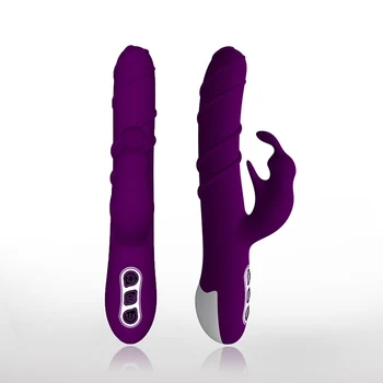G Spot Rotacijski Dvojni Vibrator Ženska Masturbacija Realističen Dildo Klitoris Stimulacije Vagine Massager Erotično Sex Igrače Za Ženske
