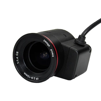 HD 3.0 milijona slikovnih Pik Auto Iris Varifocal 2.8-12mm IR CCTV kamere Objektiv Kamere IP Kamere Objektiv CS Mount F1.4 Horizontalni Zorni kot 90~38D