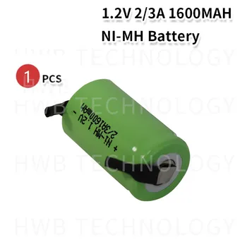 1pack KX Izvirno Novo 1,2 V 2/3A 1500mAh baterija za polnjenje Ni-Mh 2/3 Ni-Mh Z Zatiči Brezplačna Dostava