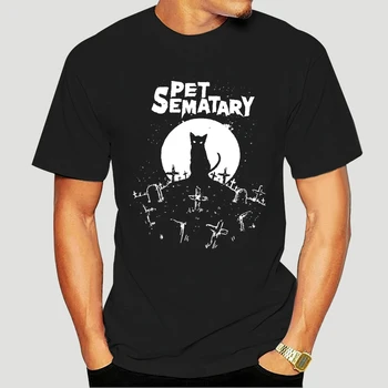 Novih Pet Sematary Stephen King 1983 Mens VintageT-Shirt-2010A