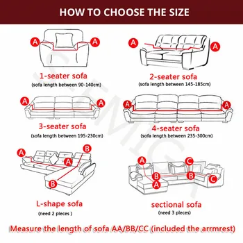 Geometrijske natisnjeni stretch kavč kritje elastični za dnevno sobo področna slipcover safa 1/2/3/4 sedež funiture zaščitnik