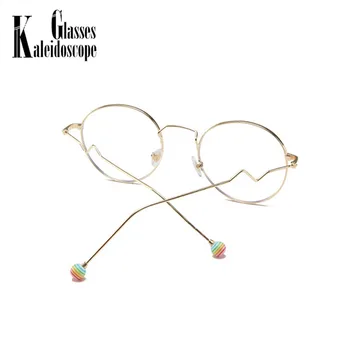 Anti Modra Svetloba Očal Okvir Kovinski Krog Spectaccle Moški Ženske Anti Blue-ray Eyewears Optični Krog Eye Glasses