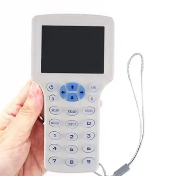 10 angleški Frekvenco (RFID) kopirni stroj ID IC Bralec Pisatelj Kopija M1 13.56 MHZ Šifrirana Duplicator Programer USB NFC vam tekočina Oznako Ključ Kartice