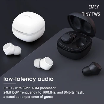 EMEY Drobne Slušalke brezžične nepremočljiva zraka pords dvojno micphone za Huawei Nasprotnega telefoni