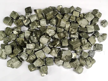 Skupaj 10 naravni naravni kamni in minerali, kristali naravni vzorec Kocke gruče pyrite osebkov zdravilnimi kristali